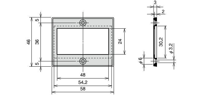 CB-13 AC-NEA6用取付け枠