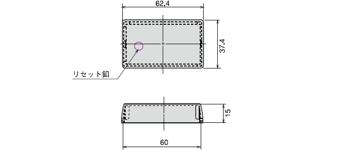 CB-31 トータルカウンタ用リセット釦付防塵カバー