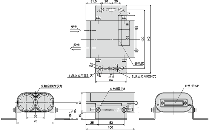 ブラケット取付状態 WZ00029(オプション)