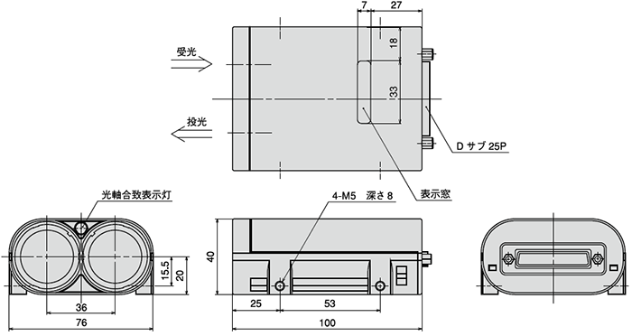 光データ伝送装置 EWF
