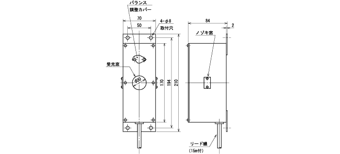 受光器 (LP-1D-W/LP-1D-L)